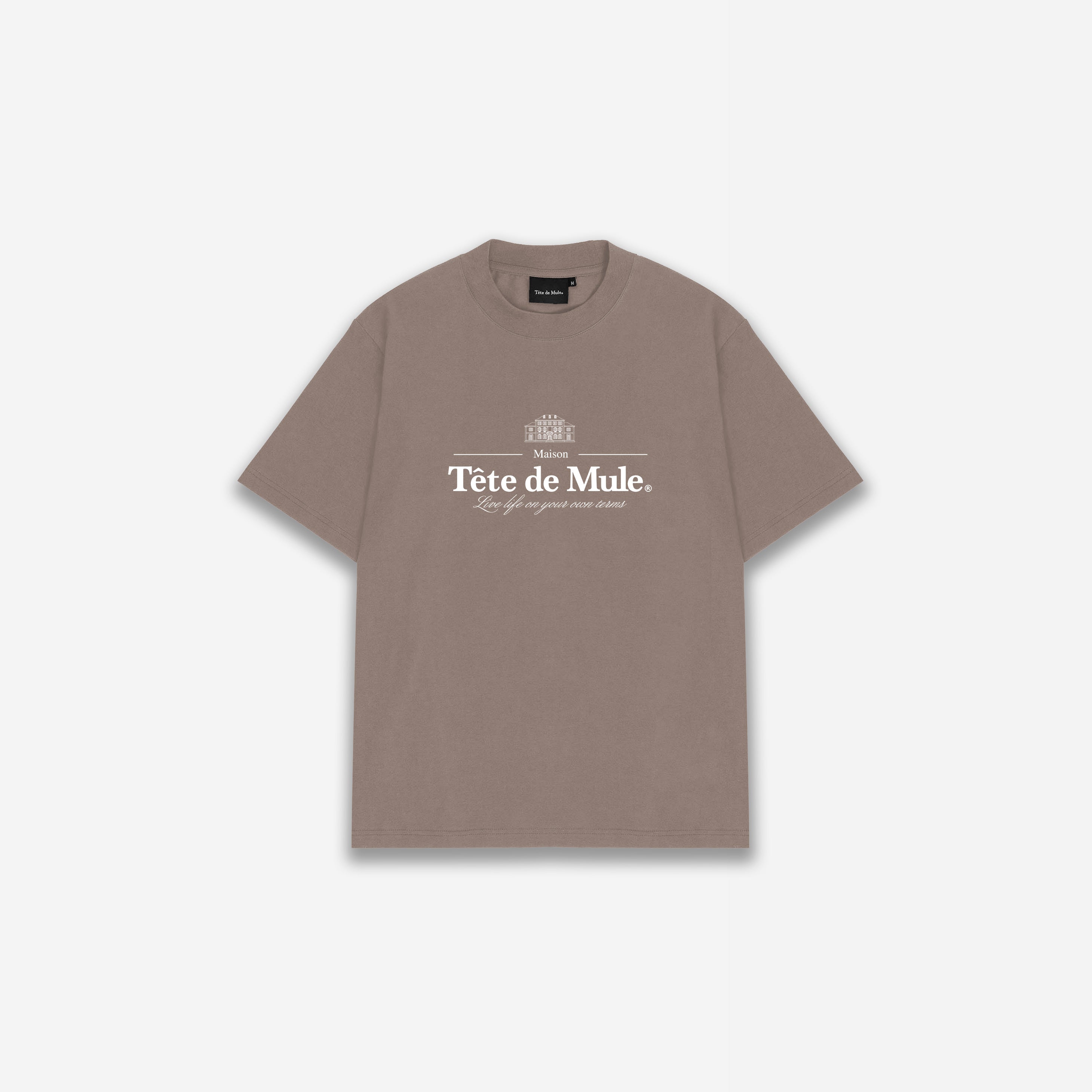 Maison Logo Tee - Taupe