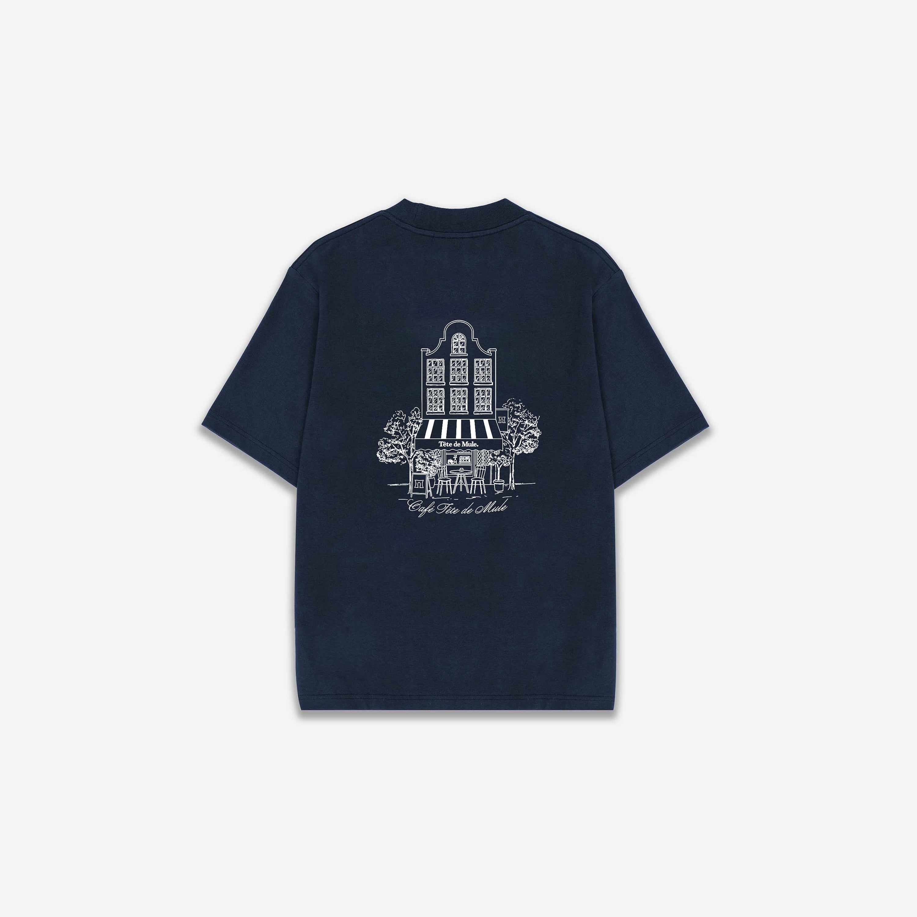 Café Tête Tee - Navy