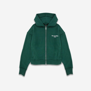 Atelier Zip Hoodie - Royal Green