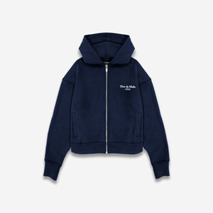 Atelier Zip Hoodie - Navy