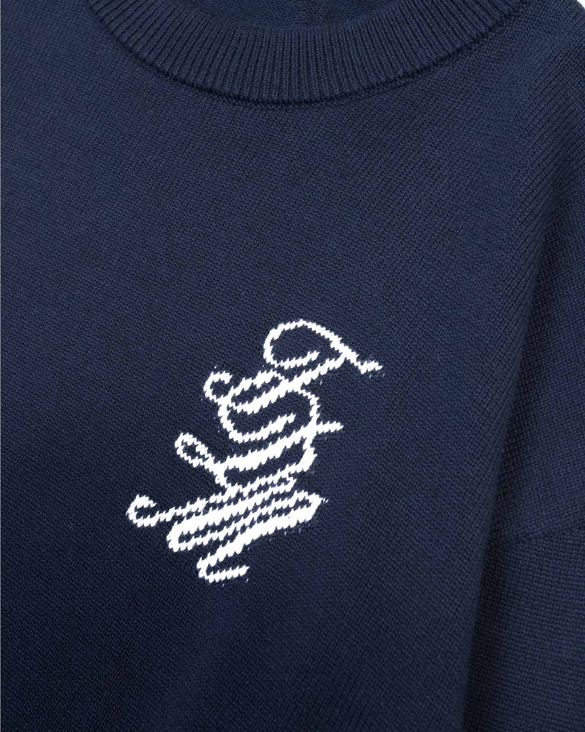 The Monogram Intarsia Knitted Sweater